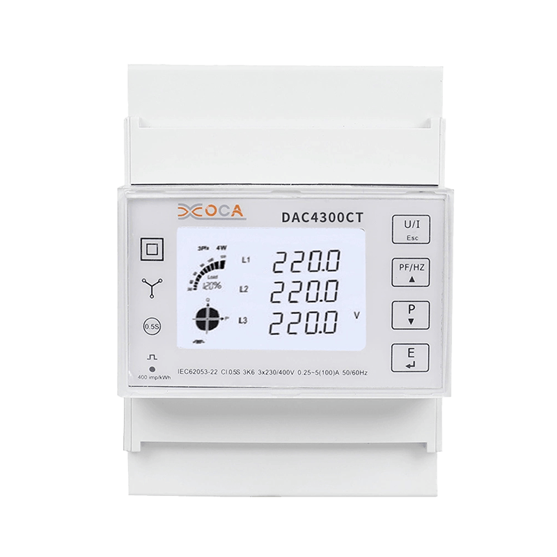 Dac4300CT DIN Rail AC Trí Chéim Méadar Fuinnimh Leictreach Tuya Réamhíoctha