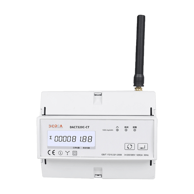 Wifi Ilfheidhme Iarnród Dac7320c-CT DIN le Méadar Fuinnimh Modbus Cliste Trasfhoirmeora