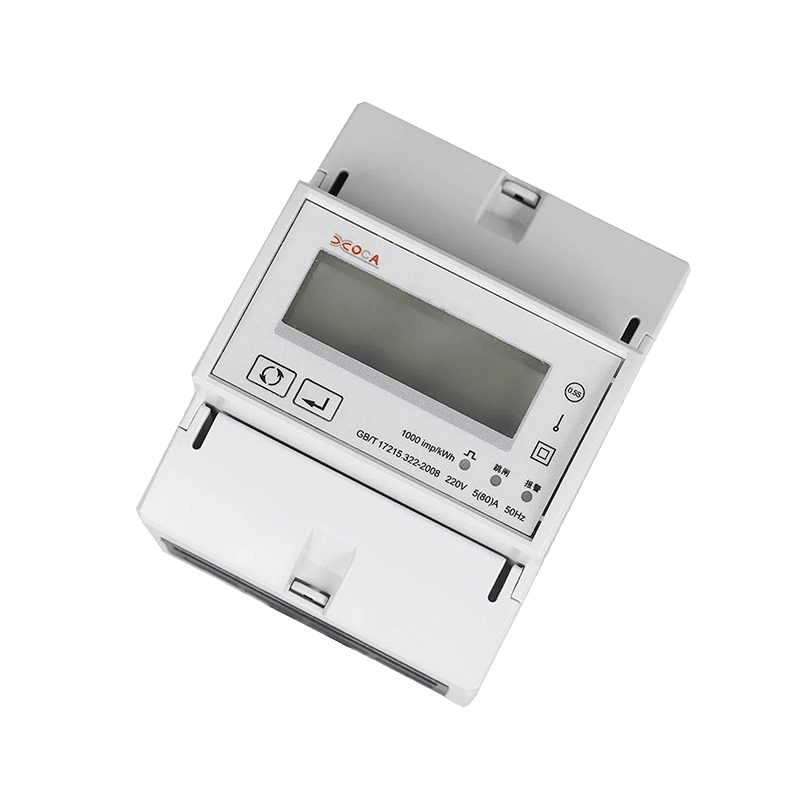 Iarnród Dac4101C DIN le Méadar Fuinnimh Leictreach Modbus Réamhíoctha Athsheachadáin Céim Aonair