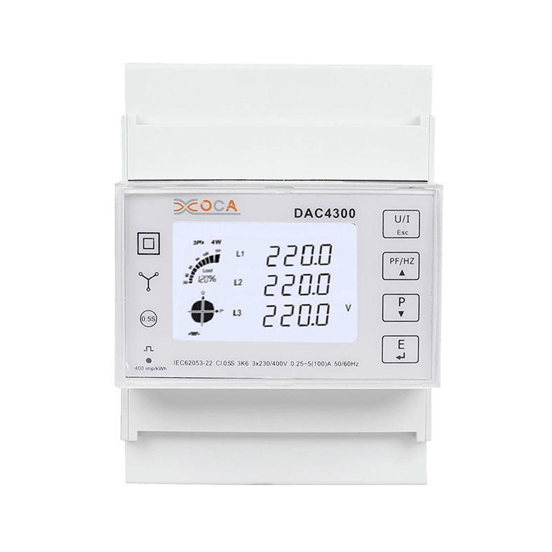 Méadar Fuinnimh Leictreachais Chliste Ilfheidhme Dac4300 DIN Rail