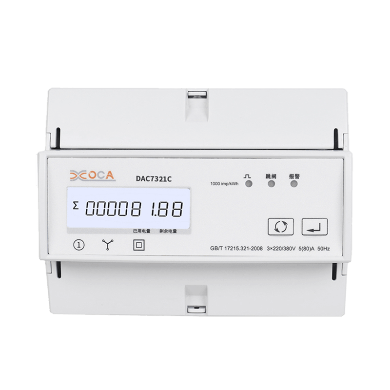 Dac7321c Modbus Cianrialú Trí Chéim Méadar Cliste Leictreachais