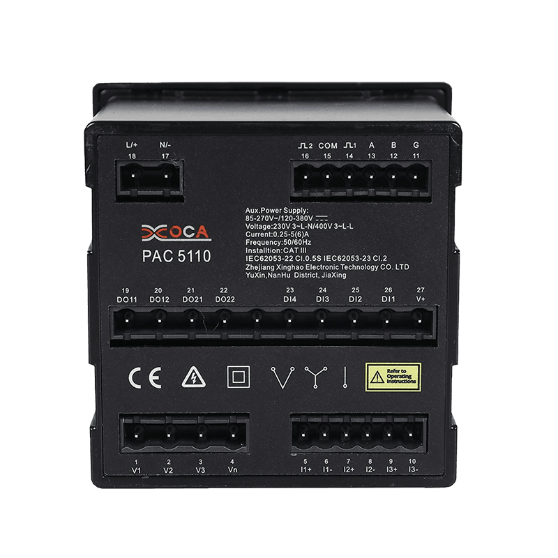 Méadar Painéal Leictreonach Ilfheidhme Modbus Cliste PAC5010