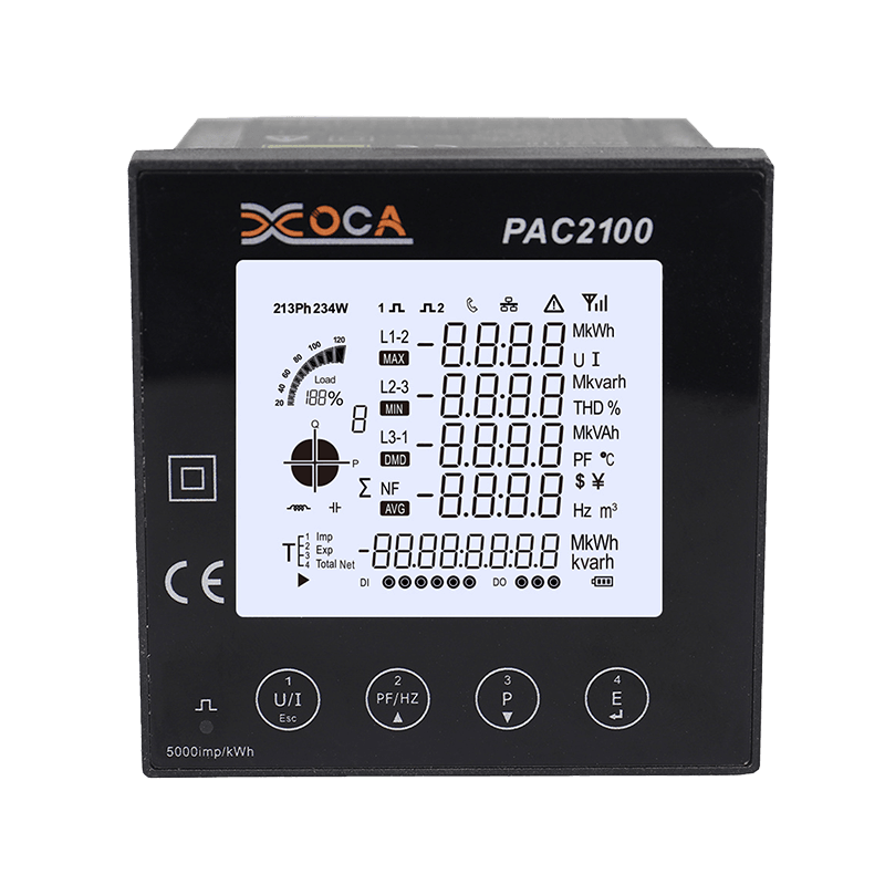 PAC2100 Méadar Fuinnimh Chliste Digiteach Big LCD