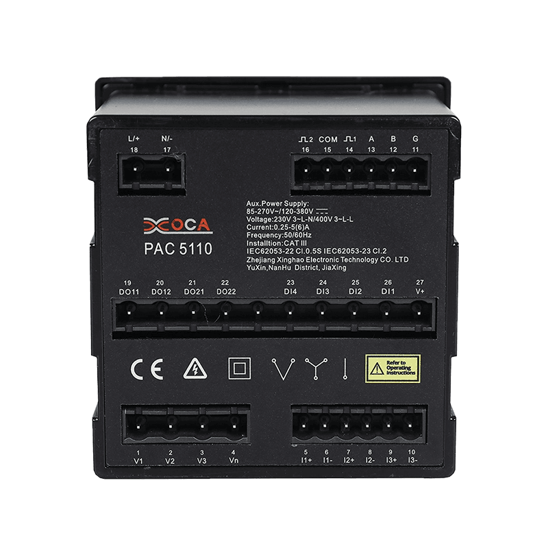 PAC5010 Big LCD wifi Méadar Cumhachta Cliste Anailíseoir Leictreach Méadar Fuinnimh